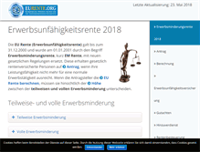 Tablet Screenshot of eurente.org